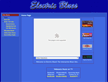 Tablet Screenshot of electricblues.com